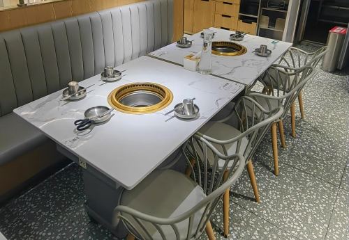 炭火烤肉店定制岩板下