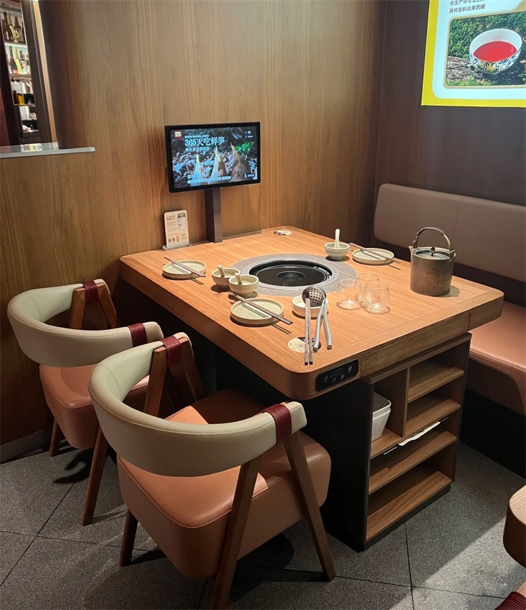巴奴火锅店桌椅