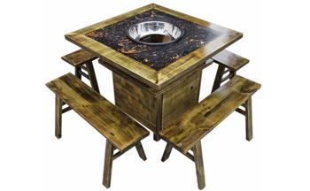 实木火锅桌之橡胶木餐桌椅怎么样？
