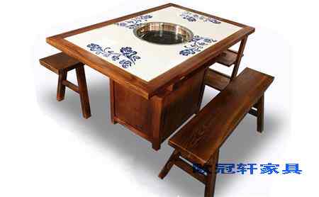 中档火锅烧烤一体桌