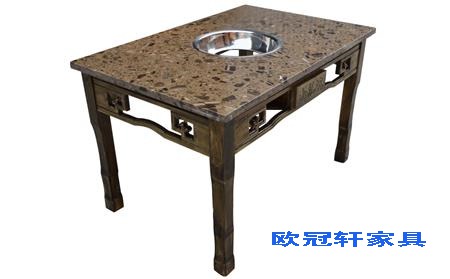 实木火锅桌