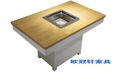 饭店无烟4人火锅桌