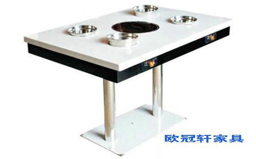 大理石自助烧烤桌