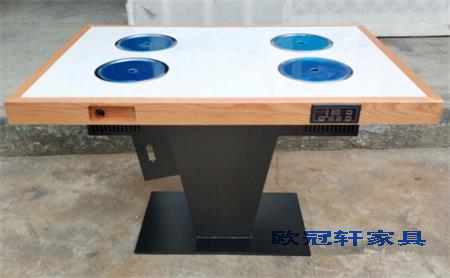 自助无烟烧烤桌子