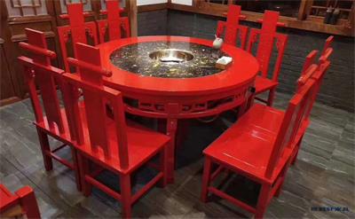 菏泽订做电磁炉电动餐桌厂家 --欧冠轩家具