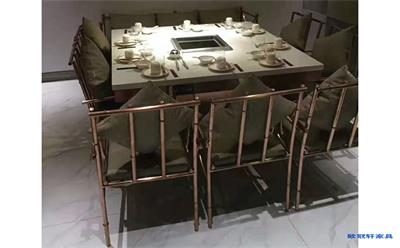 韶关订制电磁炉自助火锅桌哪里有卖 --欧冠轩家