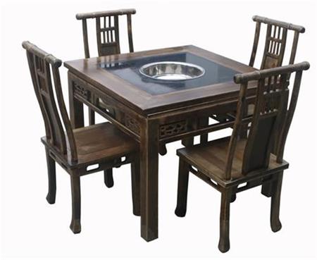 实木火锅桌款式04