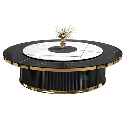 隐藏式电磁炉一人一锅小火锅岩板电动餐桌