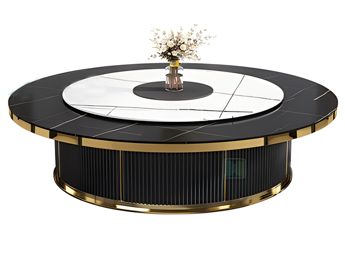 隐藏式电磁炉一人一锅小火锅岩板电动餐桌