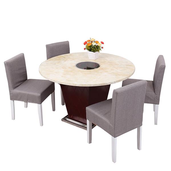 大理石火锅桌火锅店圆桌