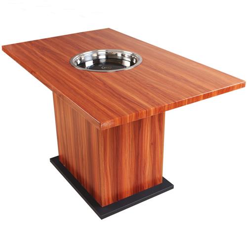 长方形贴纸大理石电磁炉火锅桌