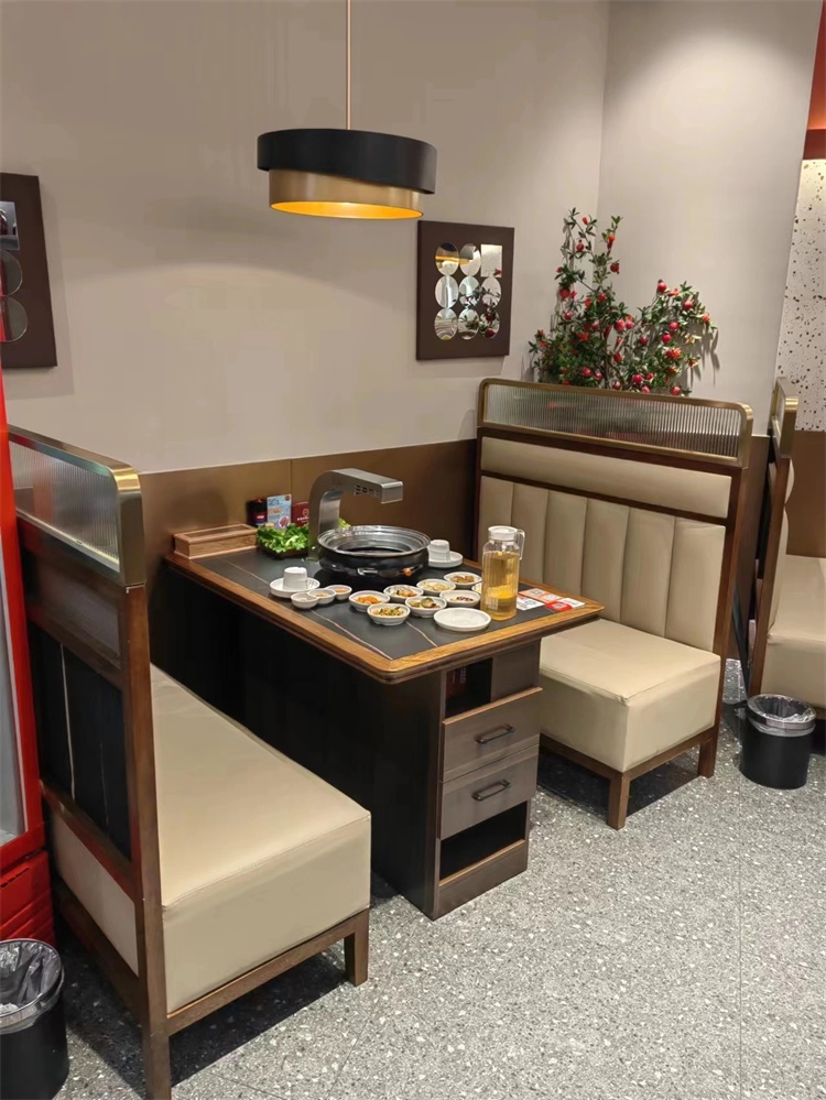 烤肉店上排烟碳烤无烟烤肉桌