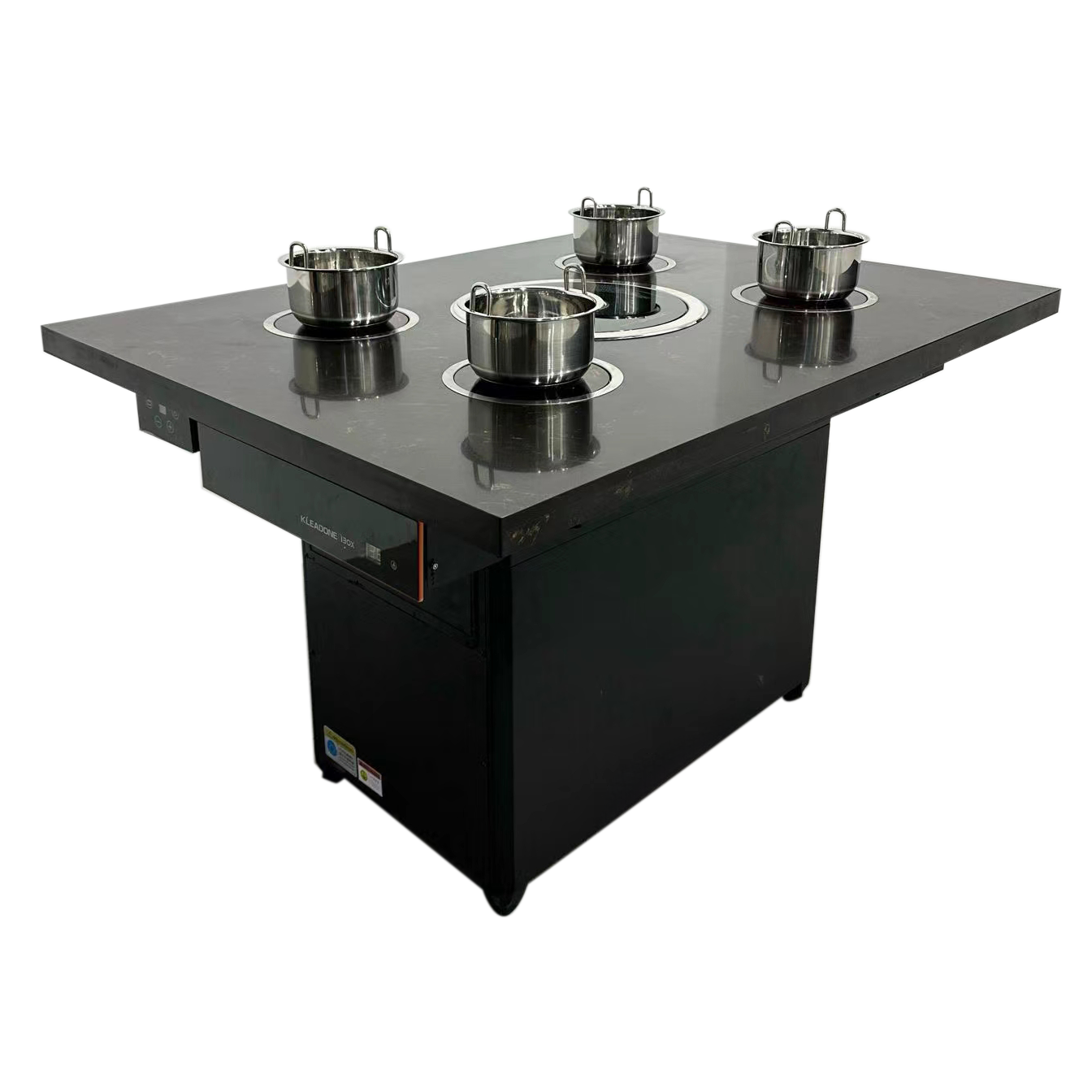 商用无烟大理石烤涮一体桌|一人一锅自助火锅桌