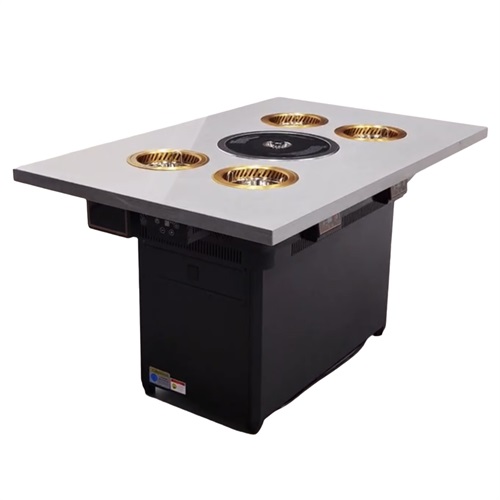 智能无烟净化火锅烧烤烤涮一体餐桌