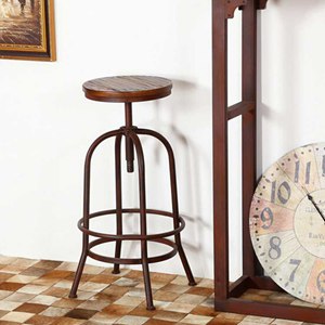 loft家具吧椅定做 升降式高脚椅 酒吧/前台铁艺桌椅款式