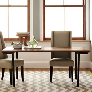 烤漆铁艺框架实木餐桌 美式工业风桌椅 西餐厅多人位长桌定做