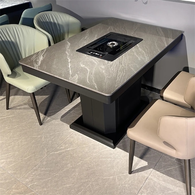 韩式自助烤肉无烟净化烤肉桌