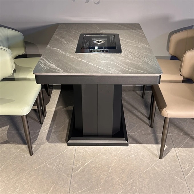 韩式自助烤肉无烟净化烤肉桌