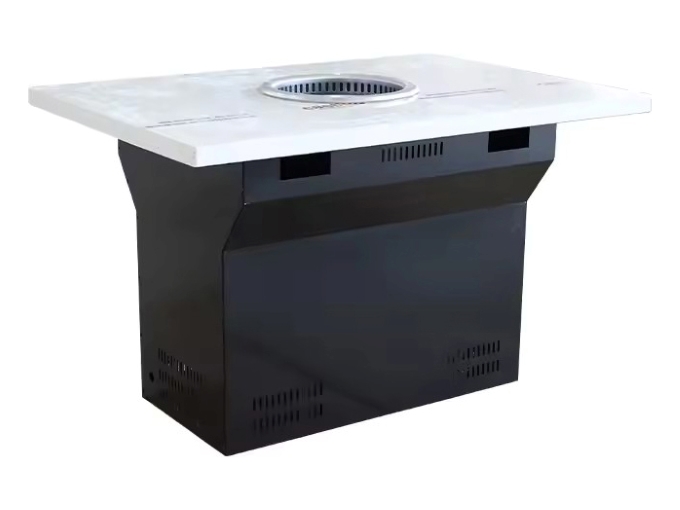 韩式自助烤肉智能无烟净化大理石烤肉桌