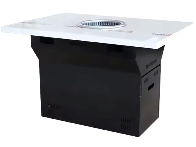 韩式自助烤肉智能无烟净化大理石烤肉桌