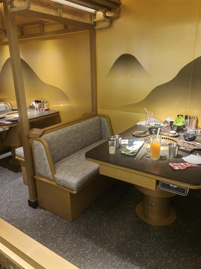 日式自助烤肉下排烟无烟电烤烤肉桌