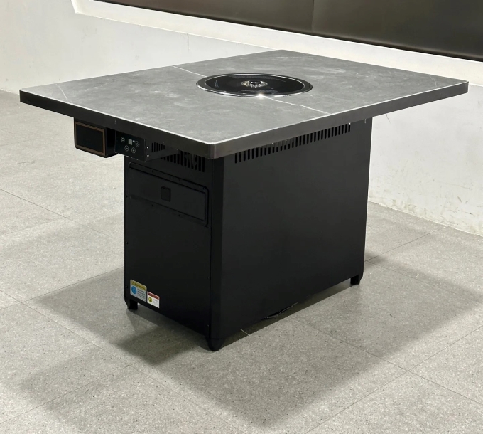 烤肉店智能无烟净化电动烤肉桌