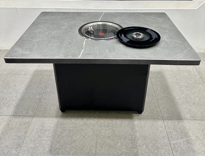 烤肉店智能无烟净化电动烤肉桌