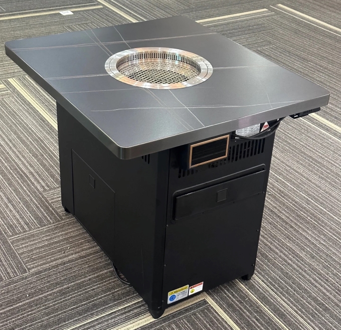 自助烤肉店无烟净化炭火烤肉桌