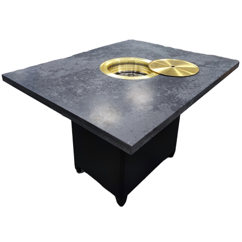 自助烤肉店下排烟无烟净化炭火烤肉桌