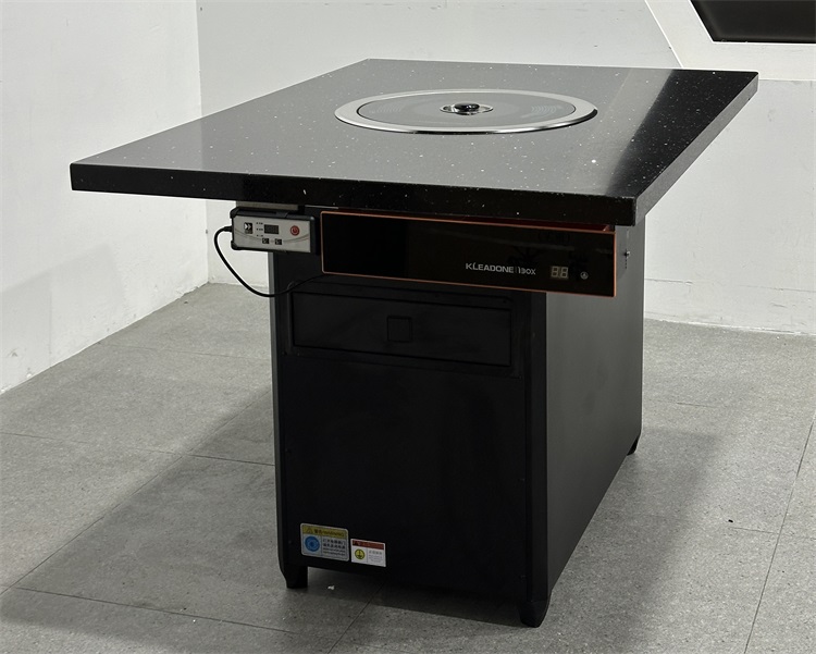 烤肉店智能无烟净化大理石烤肉桌