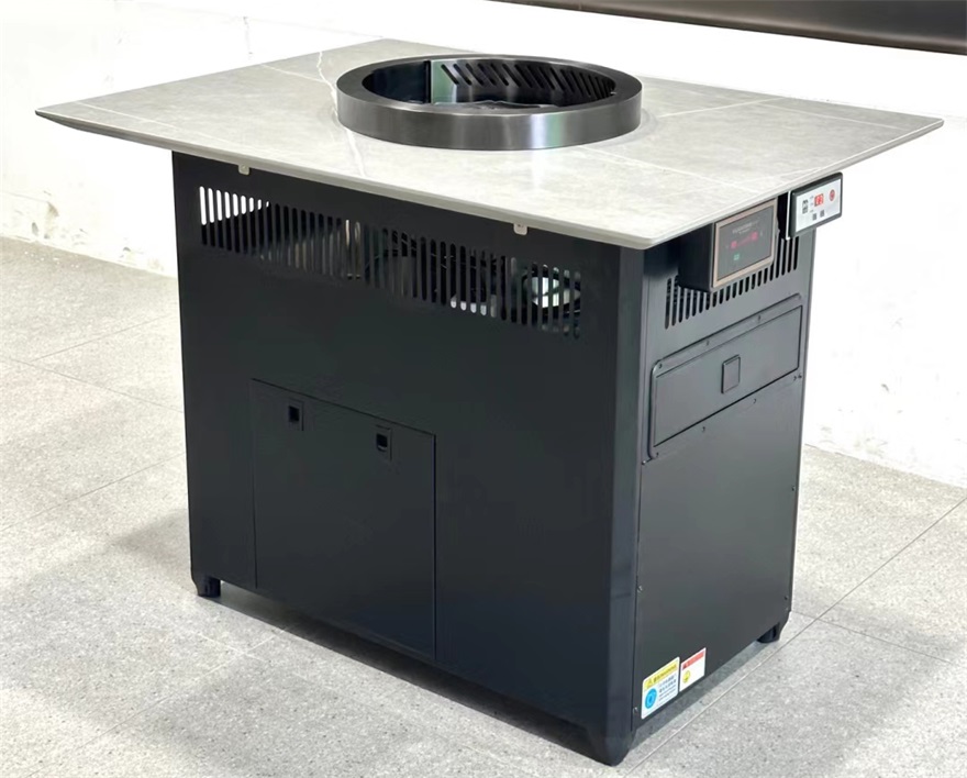 高端自助烤肉餐厅无烟净化电烤烤肉桌