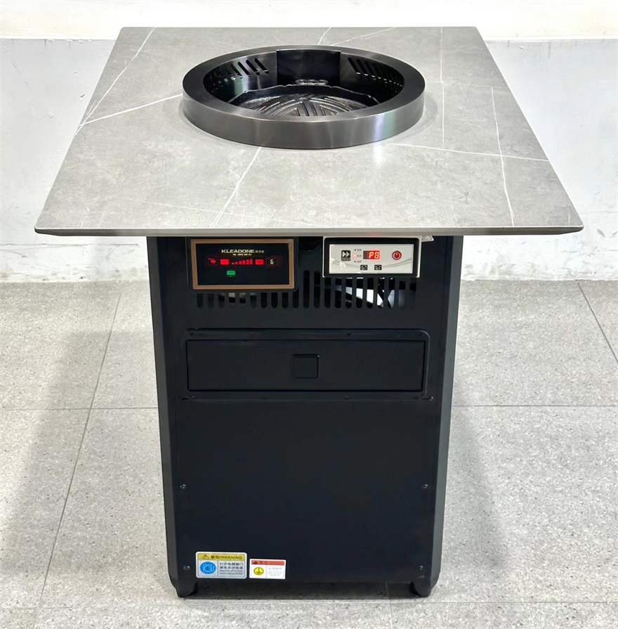 高端自助烤肉餐厅无烟净化电烤烤肉桌