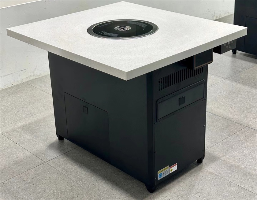 自助烤肉餐厅大理石无烟净化烤肉桌