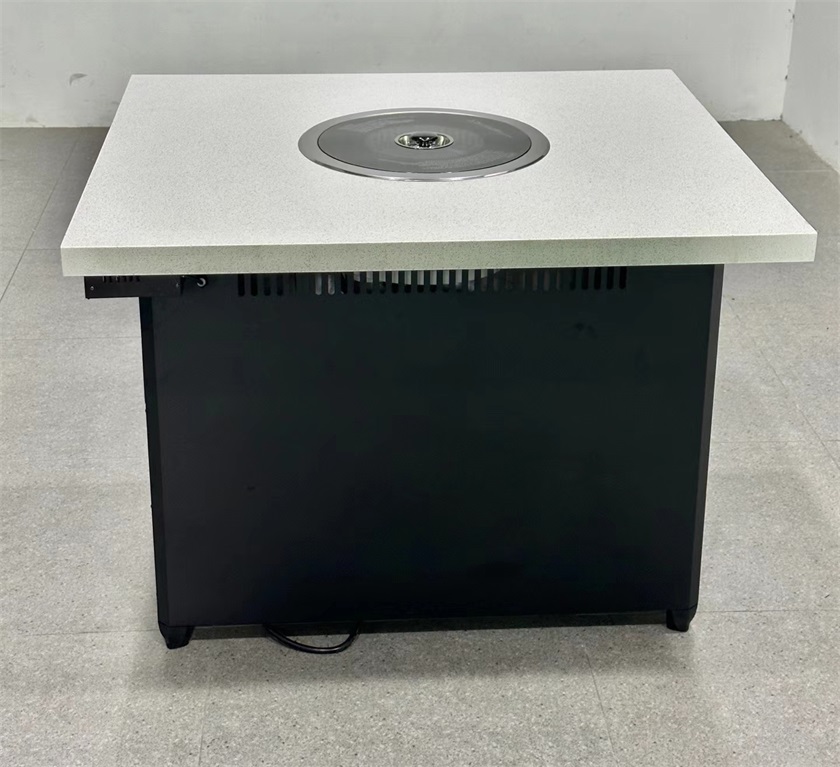 自助烤肉餐厅大理石无烟净化烤肉桌