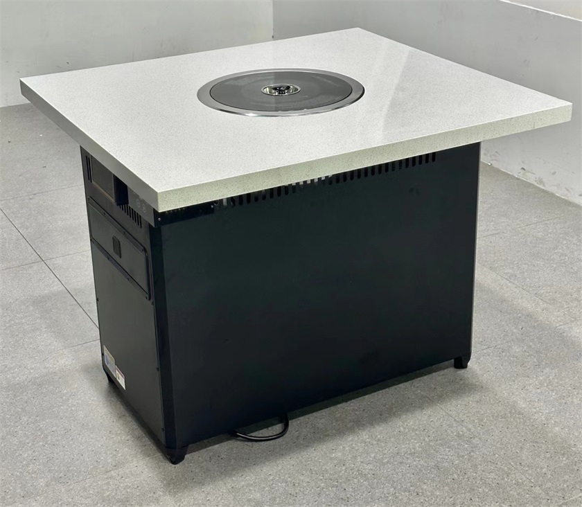 自助烤肉餐厅大理石无烟净化烤肉桌