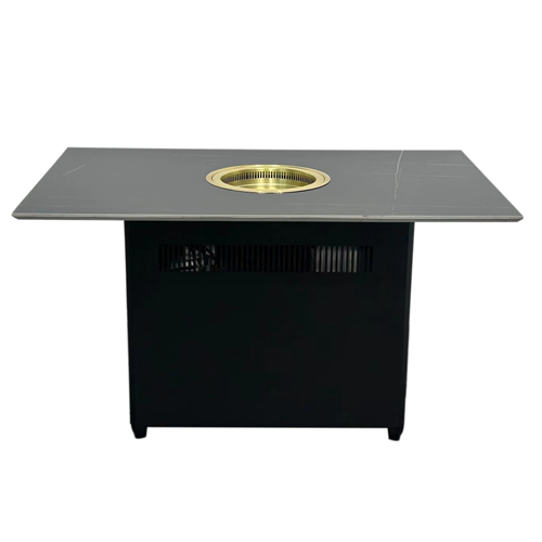 烤肉店下排烟炭火烤肉无烟自净化烤肉桌