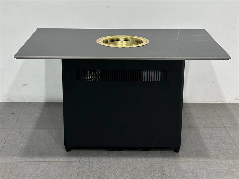 烤肉店下排烟炭火烤肉无烟自净化烤肉桌