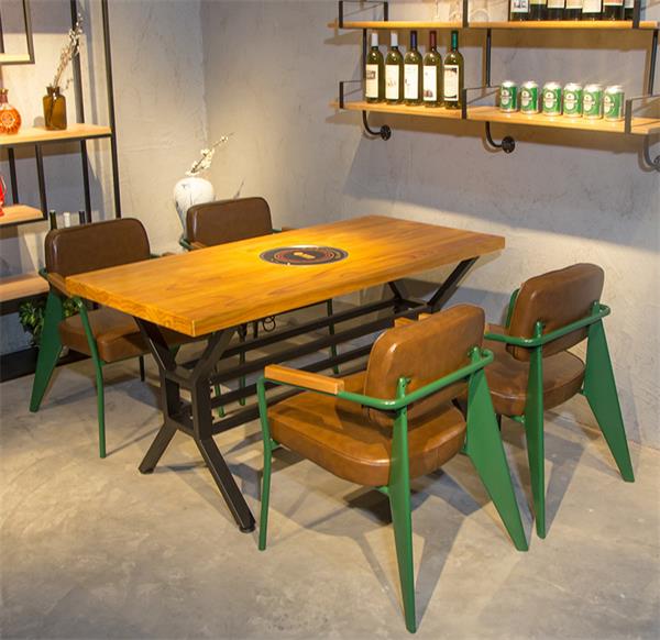 火锅桌椅搭配展示