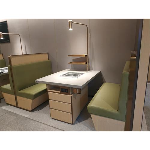 海底捞无烟火锅桌椅_海底捞火锅桌椅厂家定制