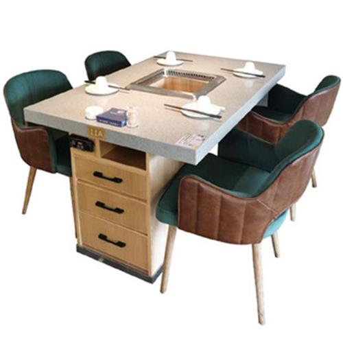 智能无烟净化火锅设备火锅桌_无烟净化火锅桌