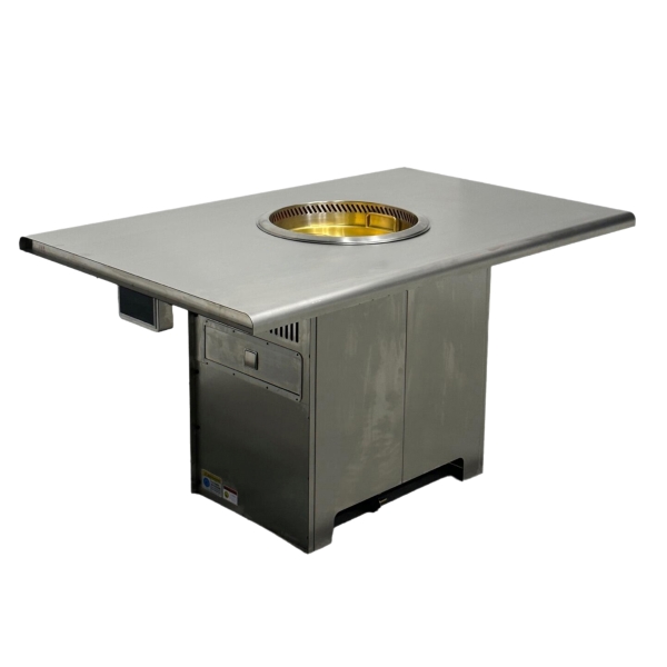 火锅店不锈钢无烟净化火锅桌