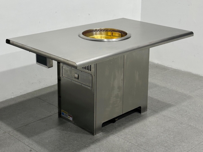 不锈钢无烟净化火锅桌