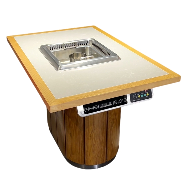 火锅店高档智能无烟净化火锅桌