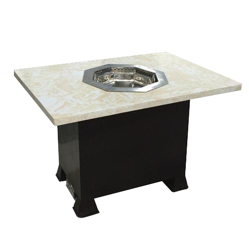 大理石台面八角锅无烟火锅桌