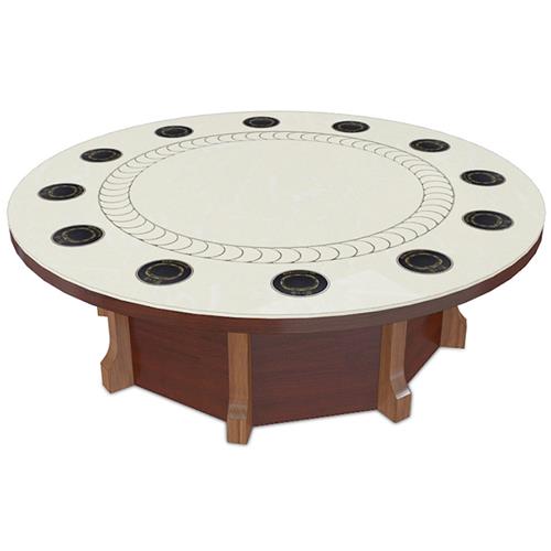 大理石火锅桌一人一锅小火锅自助涮涮锅电磁炉火锅桌