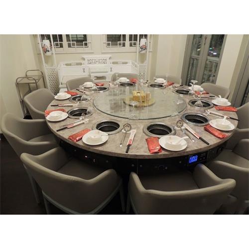 豆捞坊火锅10人位一人一锅无烟火锅桌