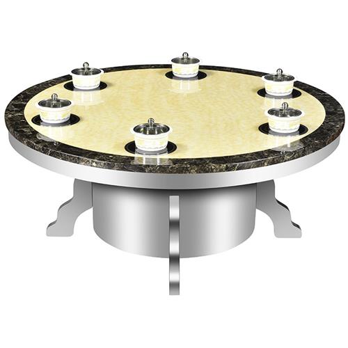 2018最新一人一锅小火锅餐桌 厂家批发