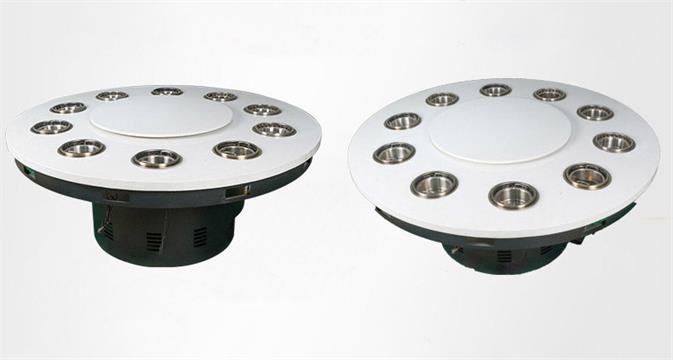 10人位一人一锅电磁炉无烟火锅桌子