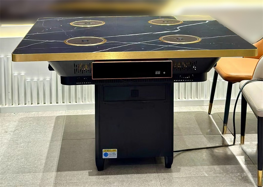 高端餐饮火锅店4人位一人一锅无烟小火锅桌