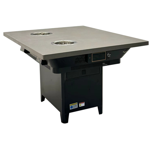 自助小火锅2人位大理石无烟净化火锅桌